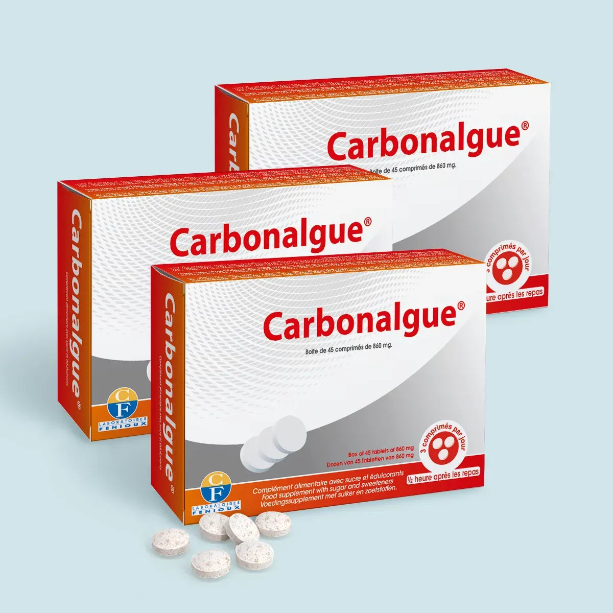 Carbonalgue® (lot de 3 boîtes)