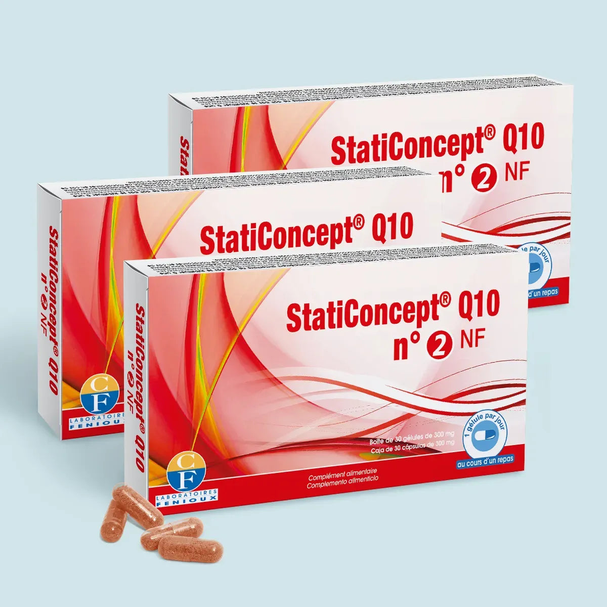 StatiConcept® Q10 n°2 NF (lot de 3 boites)